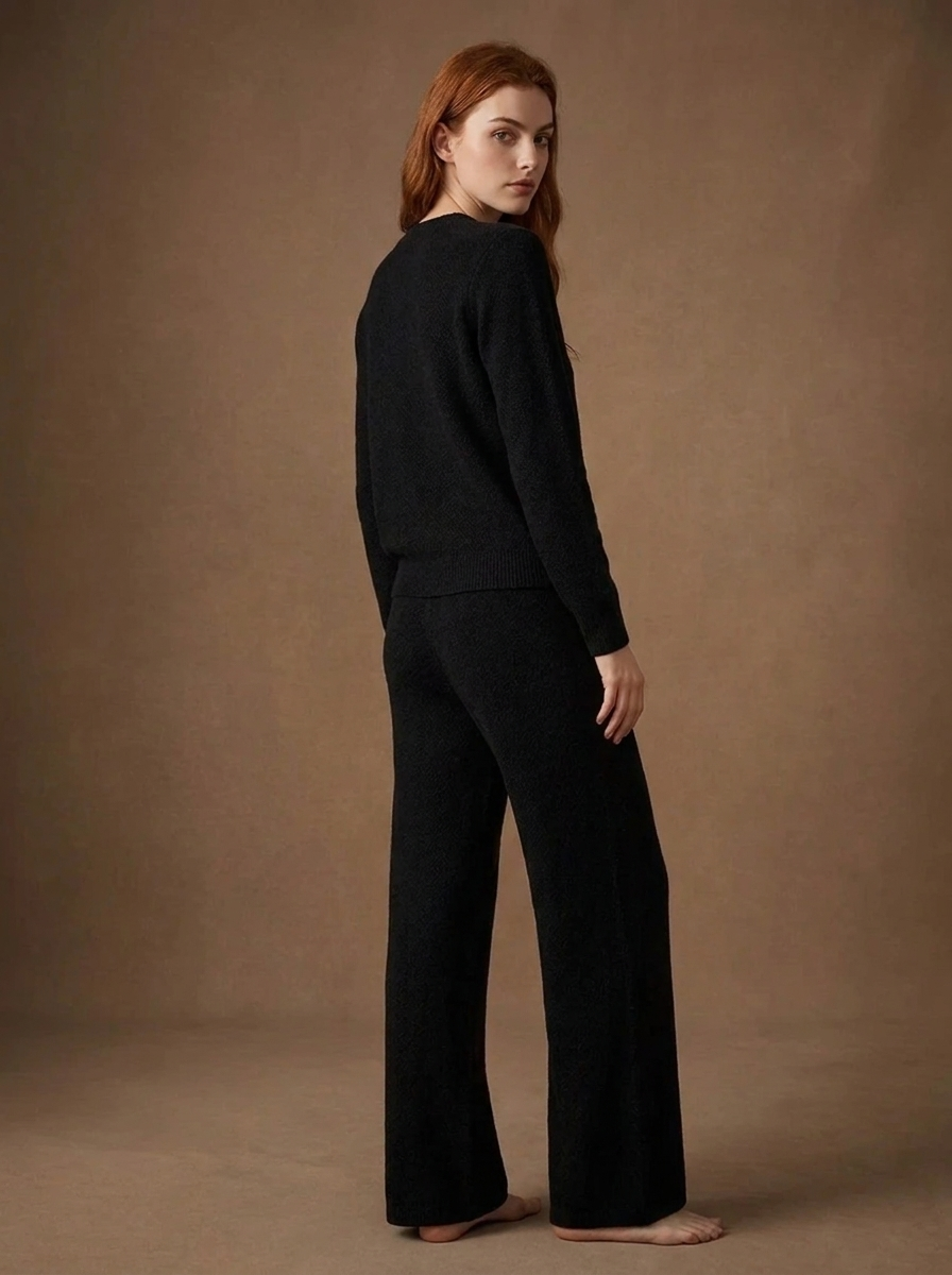 Soft Knit Wide Leg Pants