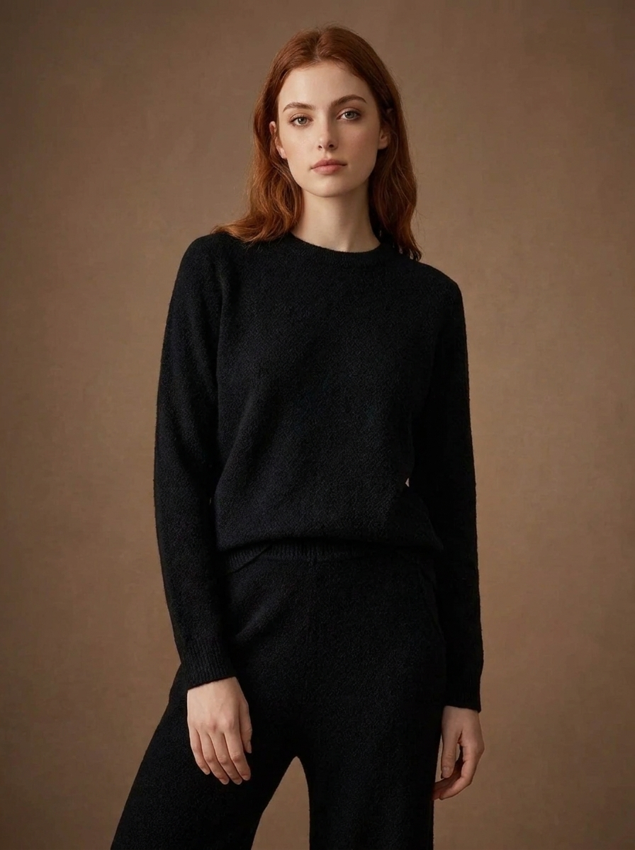 Soft Knit Wide Leg Pants