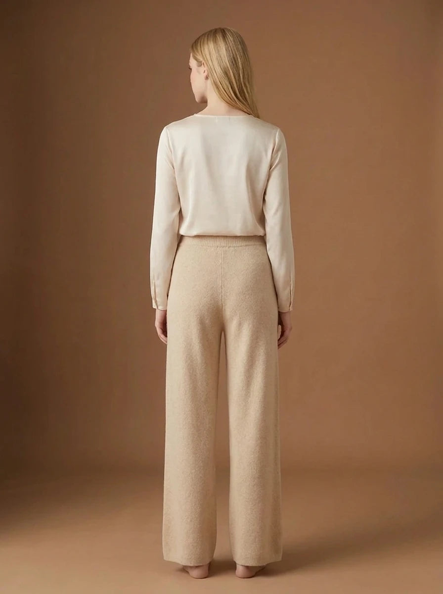 Soft Knit Wide Leg Pants