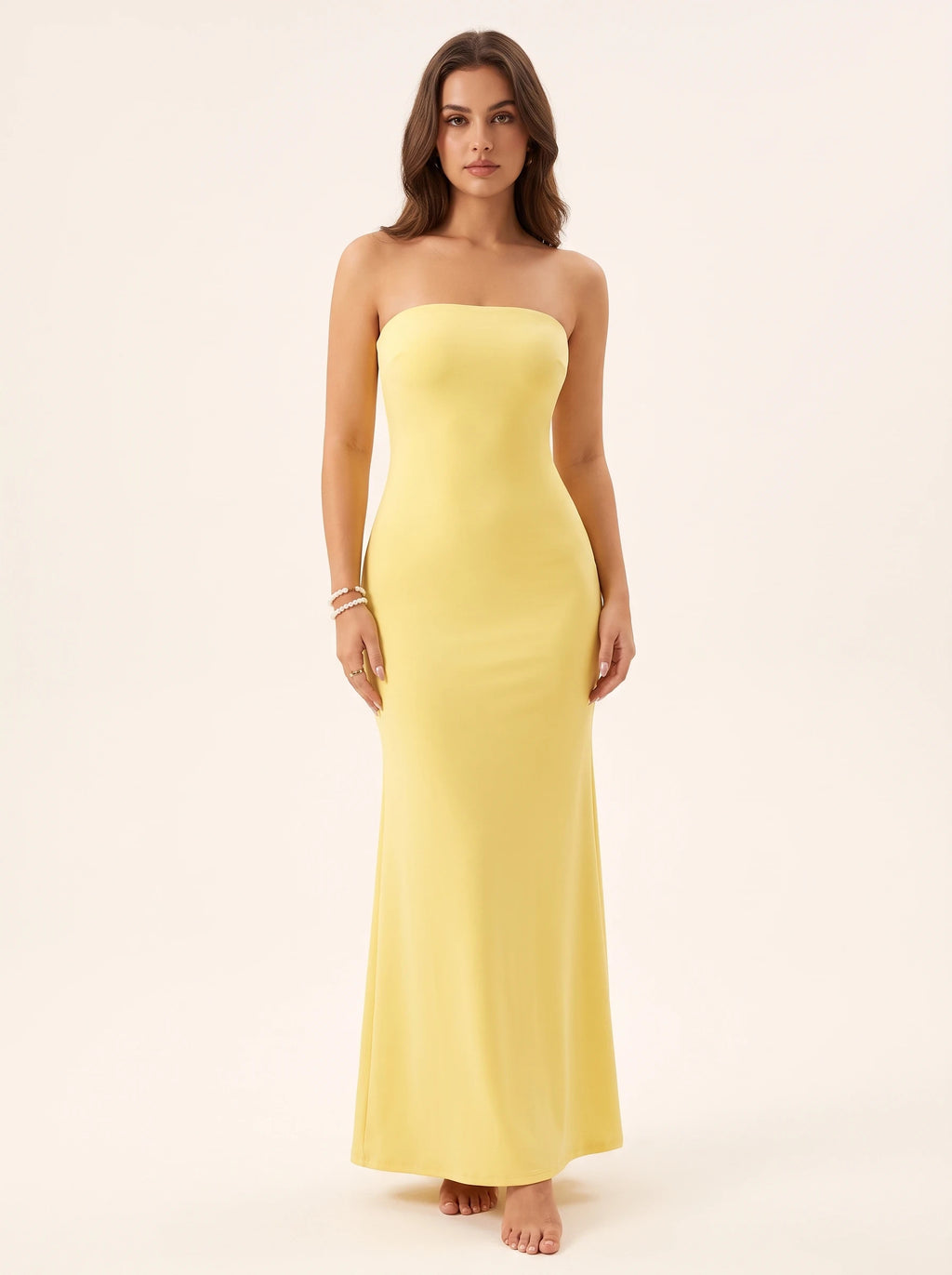 Open Lace Back Long Maxi Dress