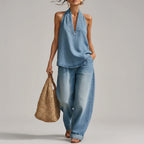 The Washed Denim Set