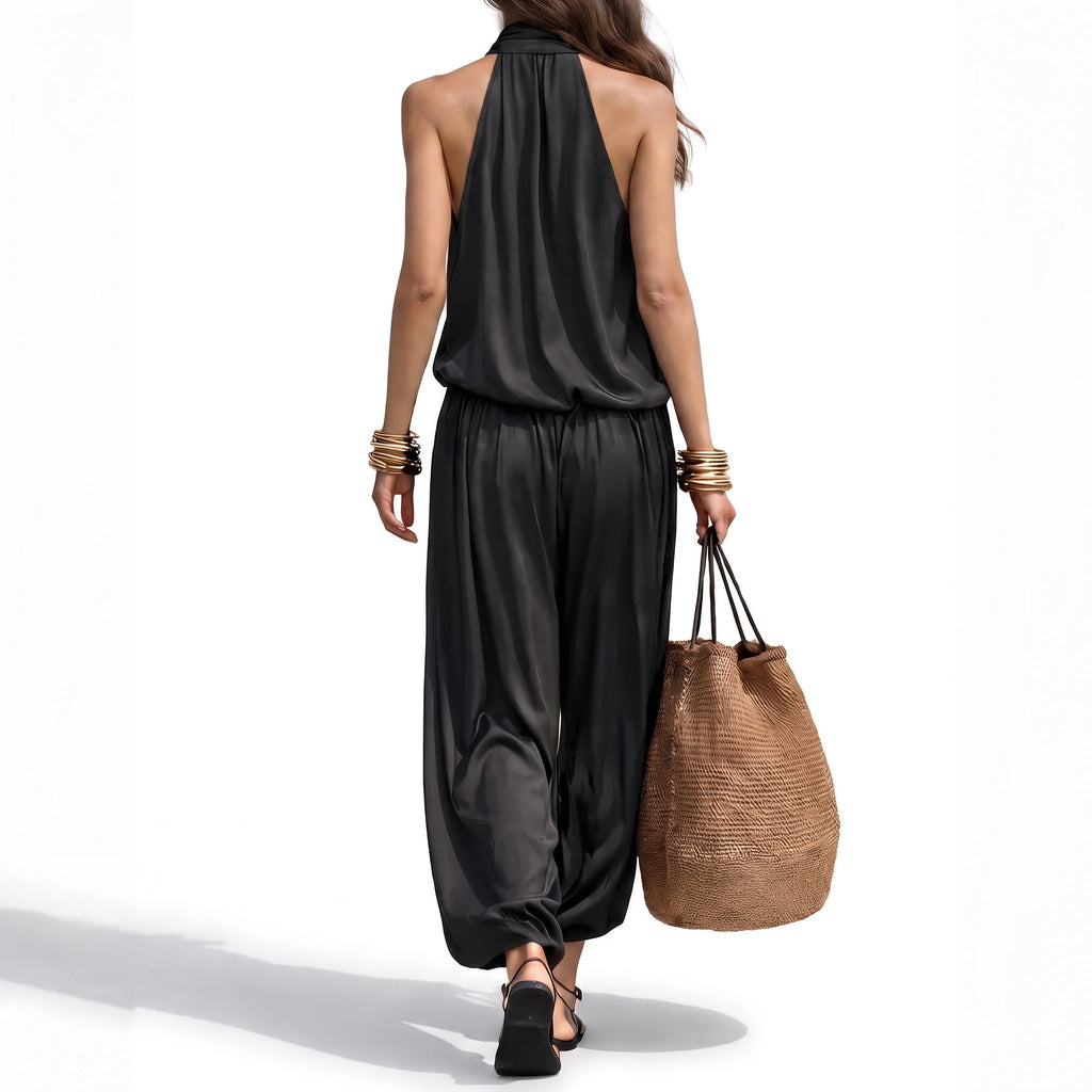 The Draped Vest Set
