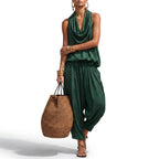 The Draped Vest Set