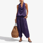 The Draped Vest Set