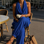 The Draped Vest Set