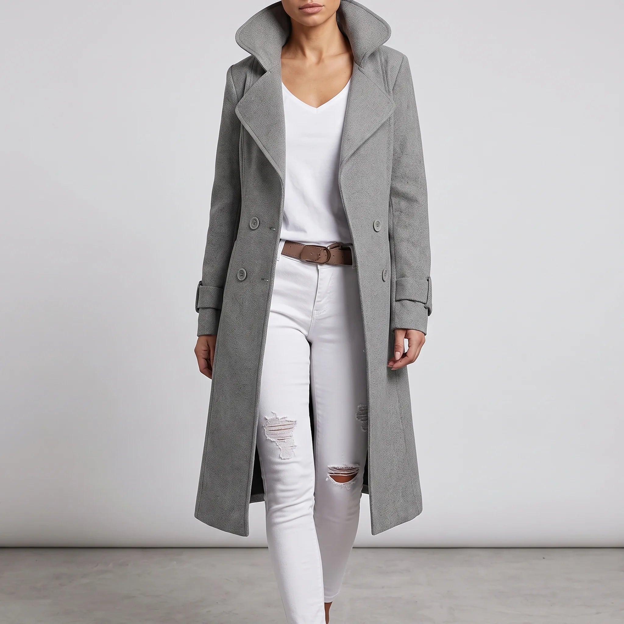 Soft Wool Long Coat
