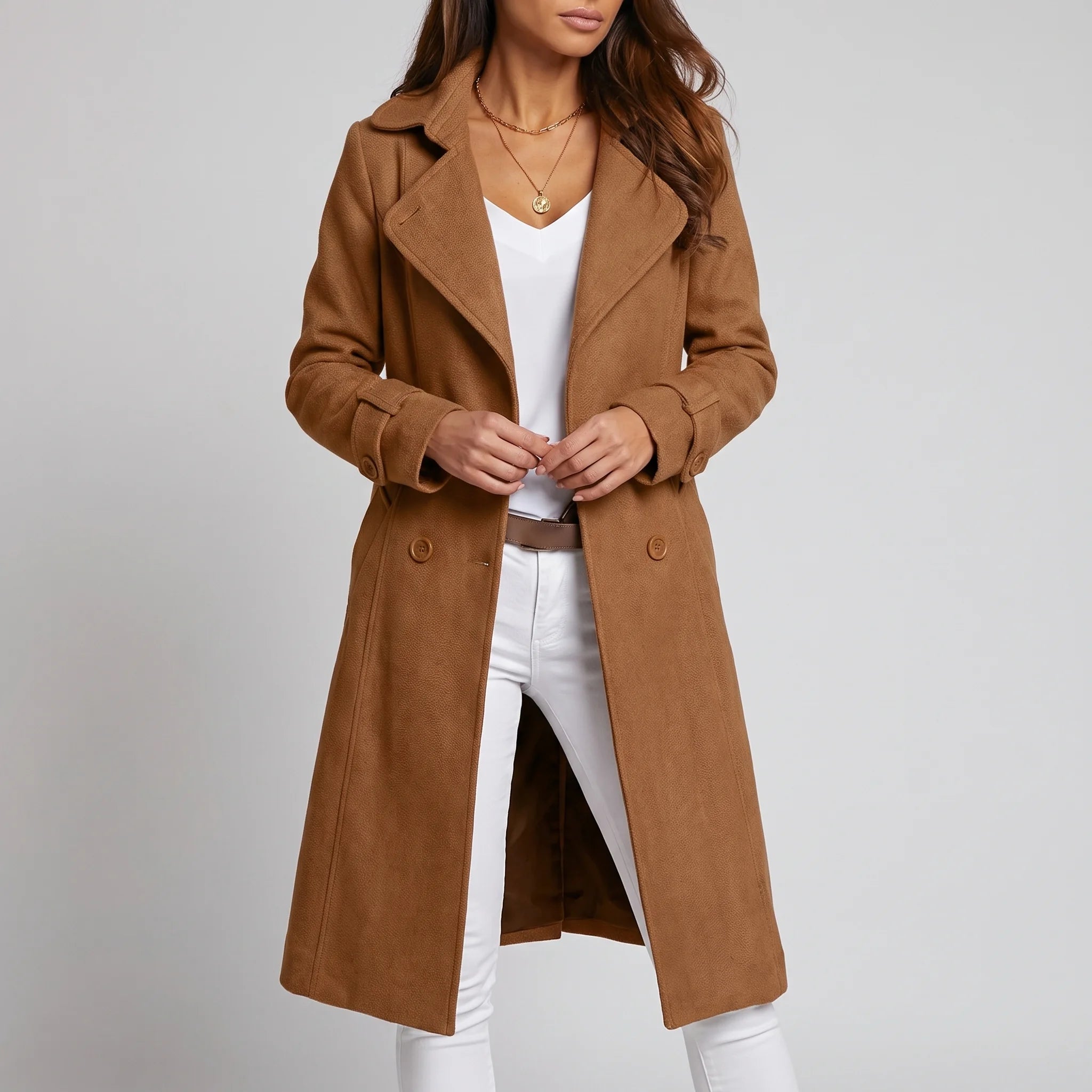 Soft Wool Long Coat