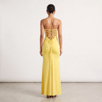 Lace-Back Maxi Dress