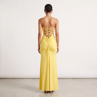 Lace-Back Maxi Dress